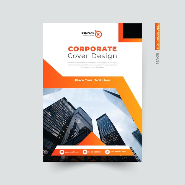 brochure for a company called corporate cover design