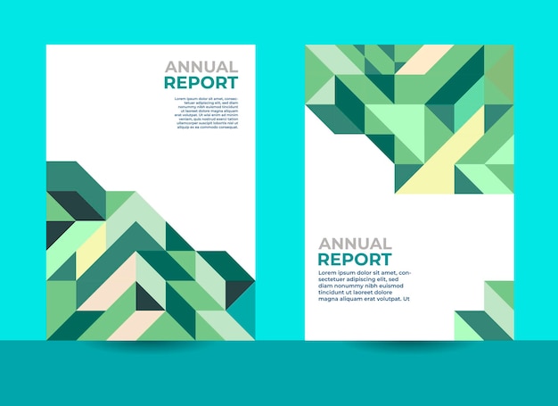 Brochure company design, annual report cover design, geometric cover design