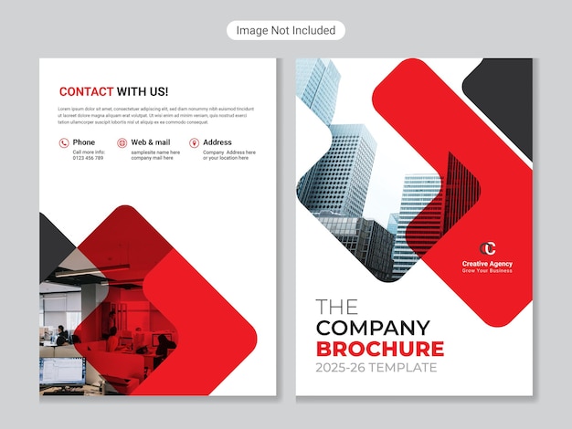 Brochure Cover or Book cover design template