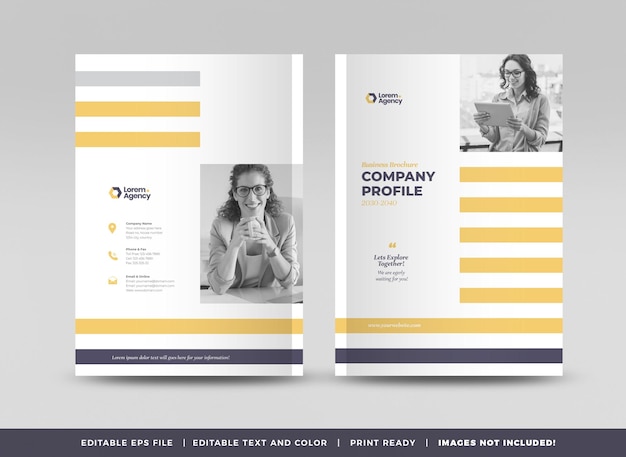 Brochure Cover Design or Annual Report and Company Profile Cover or Booklet and Catalog Cover