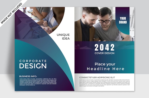 Brochure cover design template Company Profile