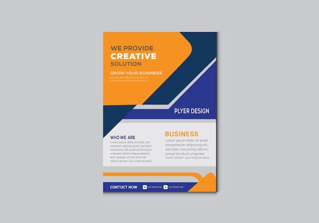 a brochure for creating an abstract design