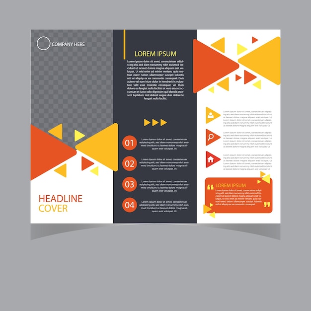 Brochure design cover modern layout annual report poster flyer in A4