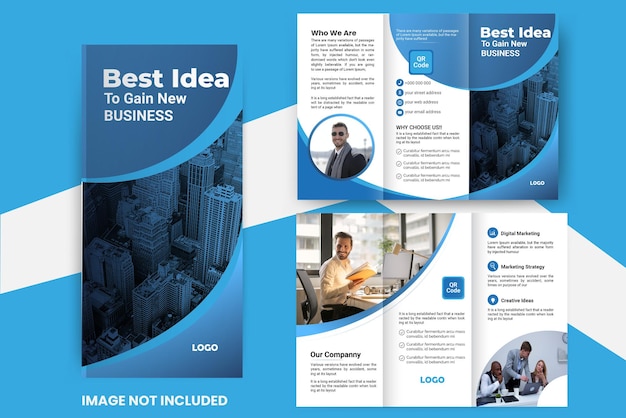 Vector brochure design vector template