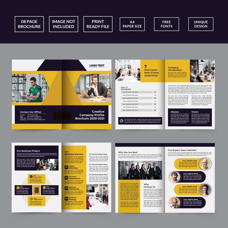 Vector brochure design