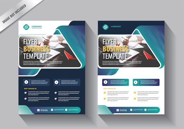 brochure flyer business template for layout cover annual report company