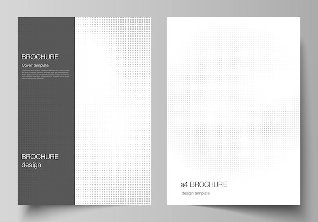 brochure flyer layout cover design book design brochure cover halftone effect decoration