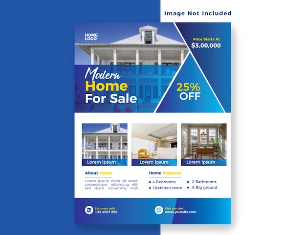 A brochure for a home for sale