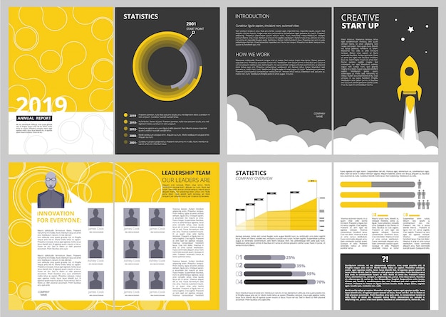 Brochure layout template