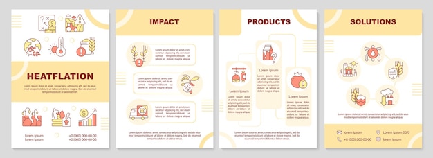 Brochure met heatflatieconcept