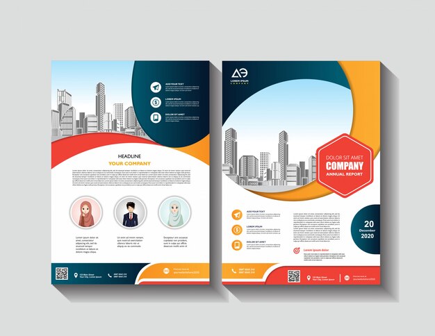   Brochure modern design Layout template info graphic