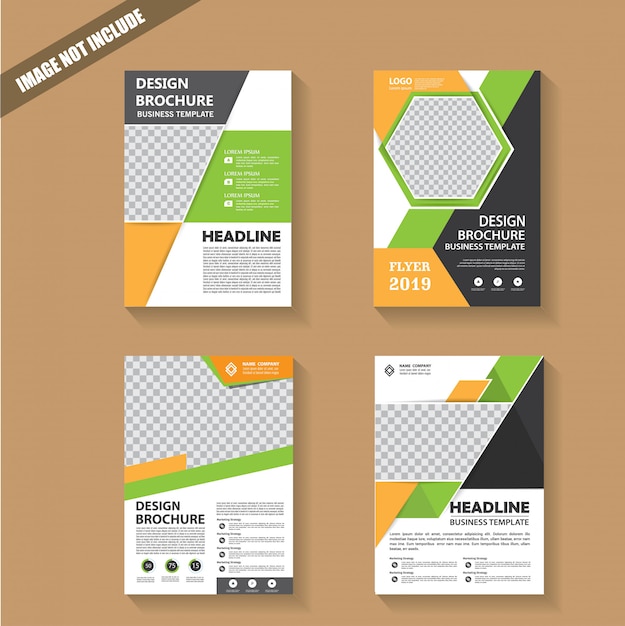 Brochure of flyer sjabloonontwerp