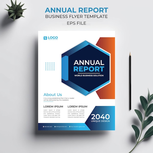 Brochure ontwerp sjabloon lay-out bladzijde vector illustratie