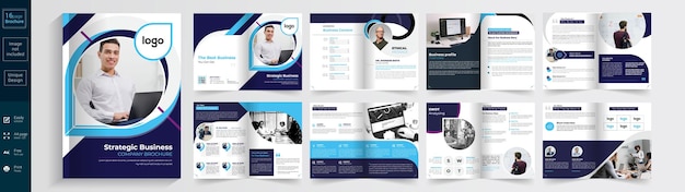 Set di brochure modificabile