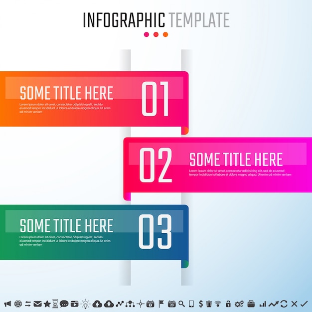 Brochure set modern graphic graph background