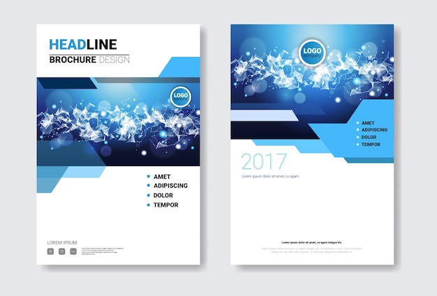 Brochure-set sjabloonontwerp