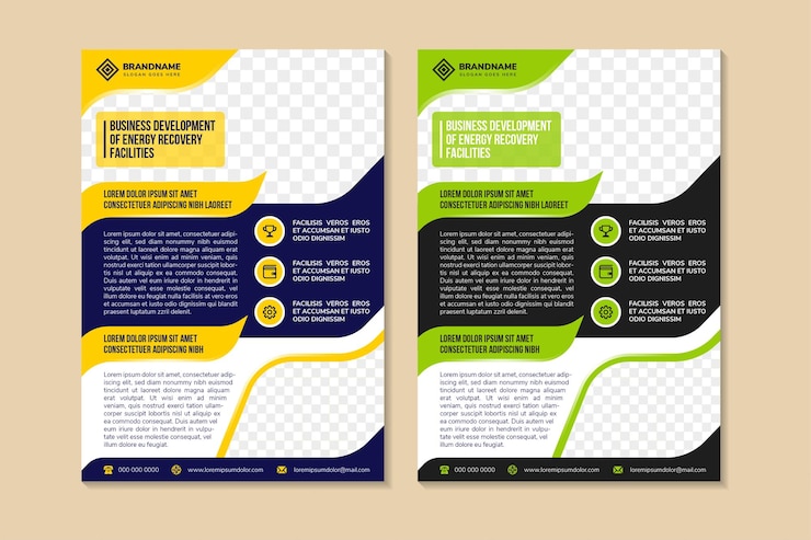 Vector brochure sjabloon. zakelijke flyer. jaarverslag omslag. bewerkbare a4-poster voor ontwerp, onderwijs