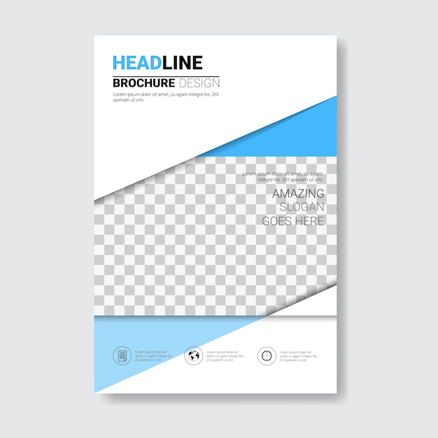 Vector brochure sjabloonontwerp