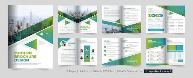 Дизайн шаблона брошюры и дизайн макета брошюры компании