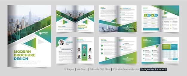 Brochure template design and Company brochure template layout design