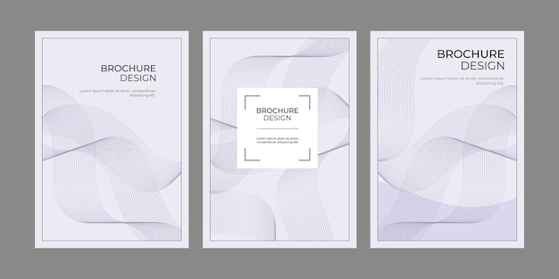 Brochure template layout cover design annual report