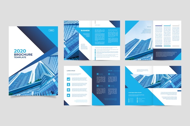 Brochure template layout