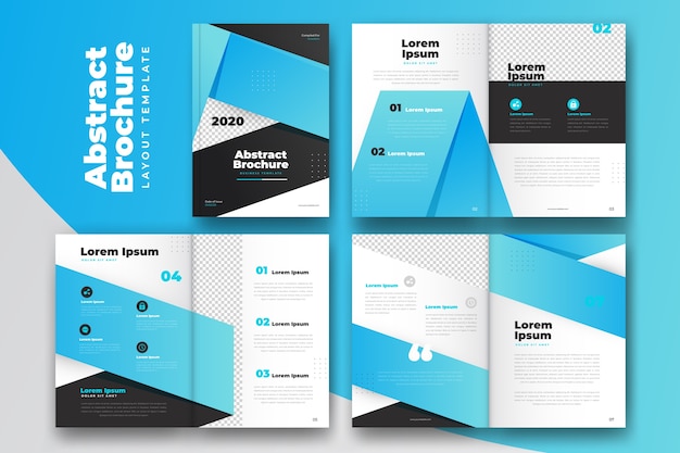 Brochure template layout