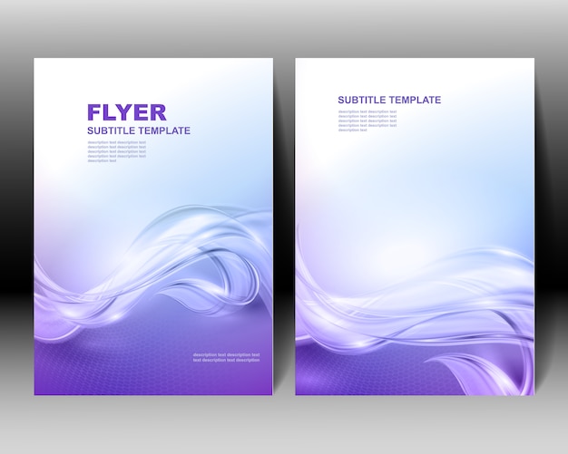 Vector brochure template ontwerp