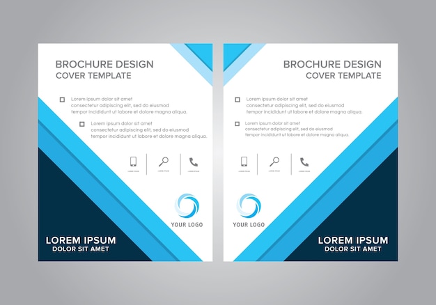 Vector brochure template