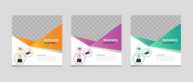 Vector brochure template