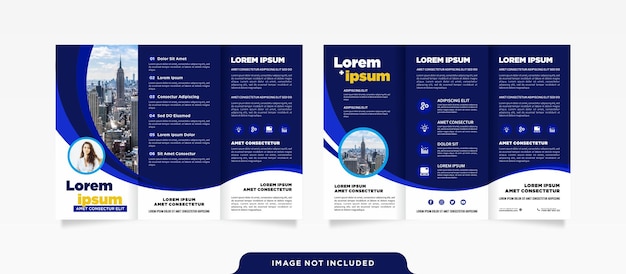 Brochure trifold business template