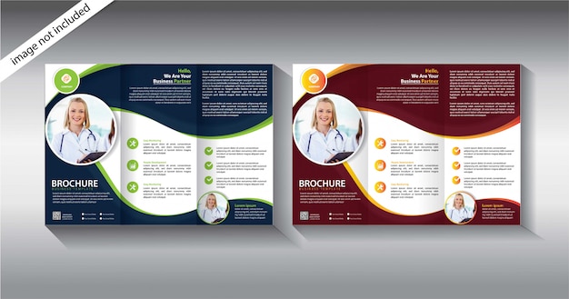 Brochure trifold template