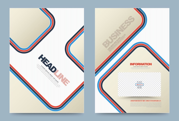 Brochure voorbladsjabloon