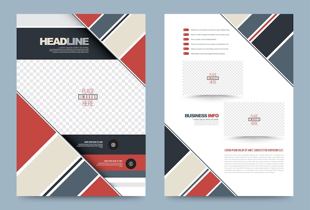 Brochure voorbladsjabloon