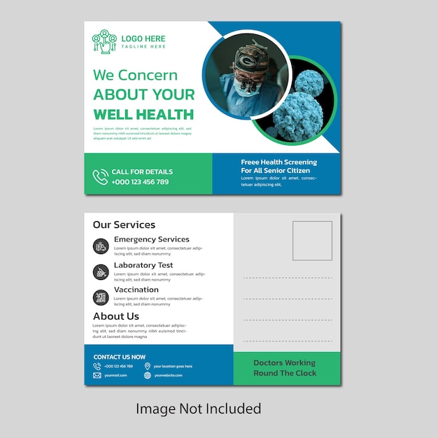 a brochure for a website that says we need health care