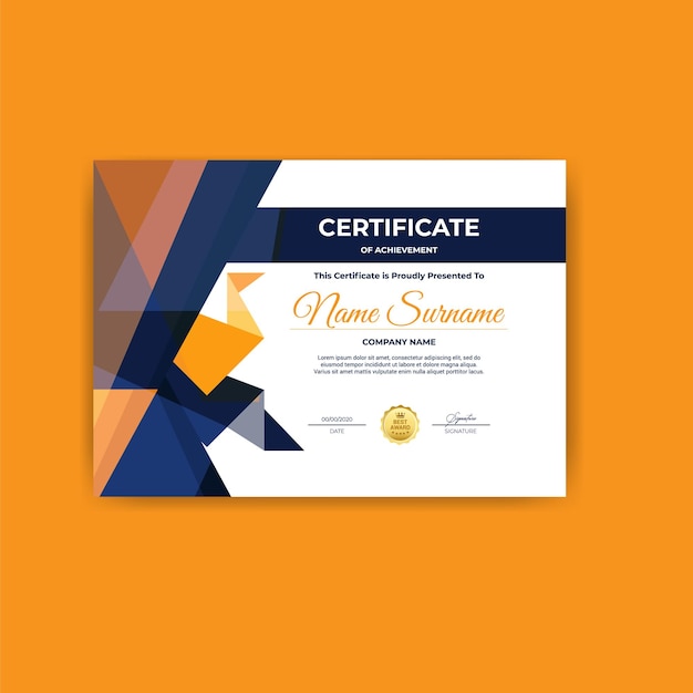 a brochure with a blue and black design on it