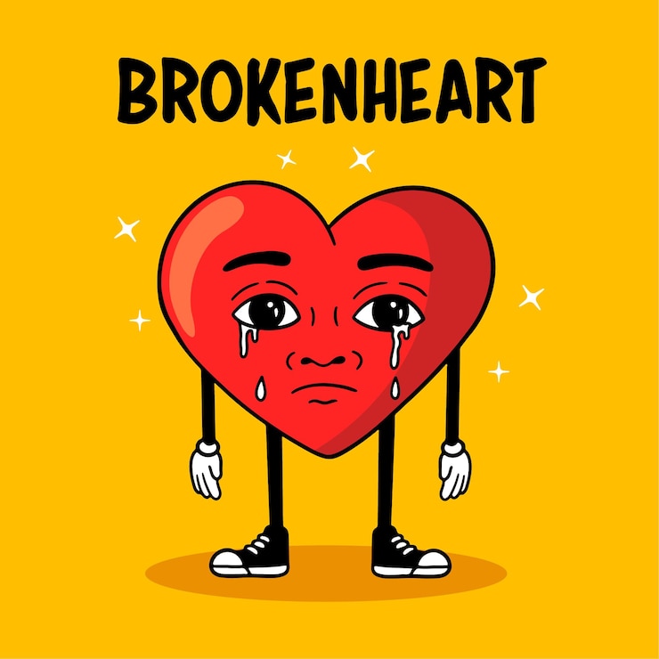 Vector brokenheart emoticon
