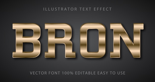 Bron  Editable Text Effect