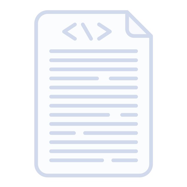 Broncode icoon vector afbeelding Kan worden gebruikt voor No Code