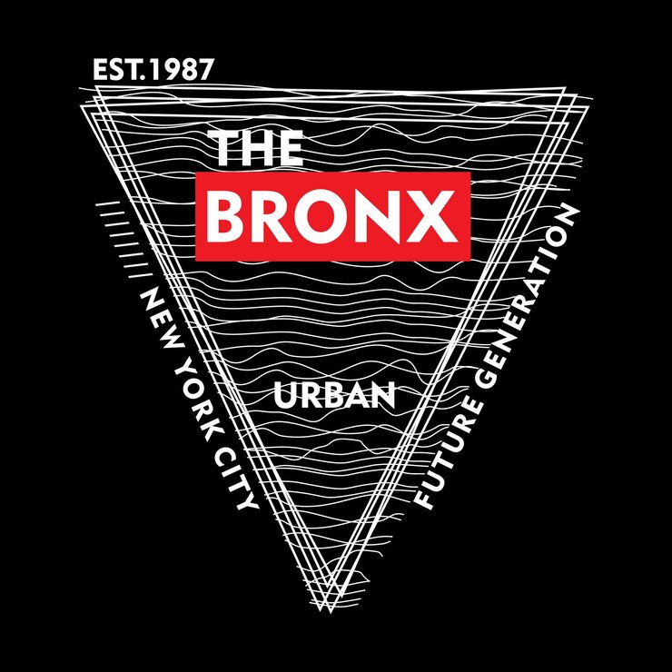 Vector the bronx future generation vector illustration for print t shirt premium vector