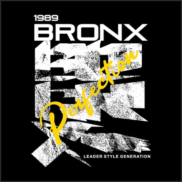 Bronx grunge ontwerp typografie grunge achtergrond vector ontwerp tekst illustratie teken t-shirt afbeeldingen afdrukken