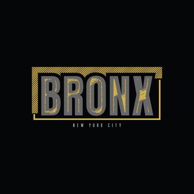 Bronx tshirt and apparel design