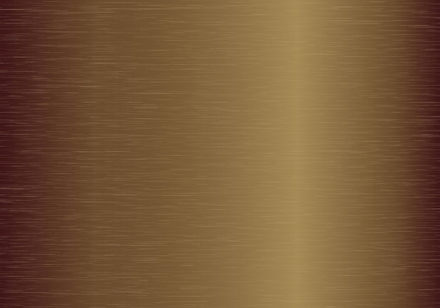 Vector bronze brushed metal texture abstract