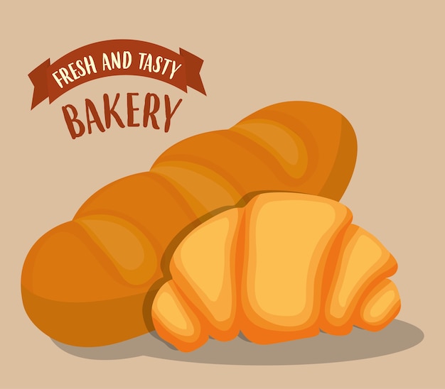 brood en croissant pictogram