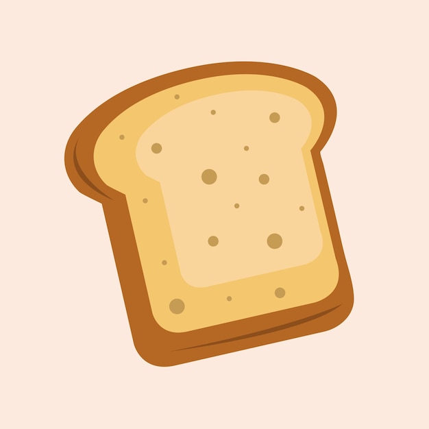 Brood toast illustratie