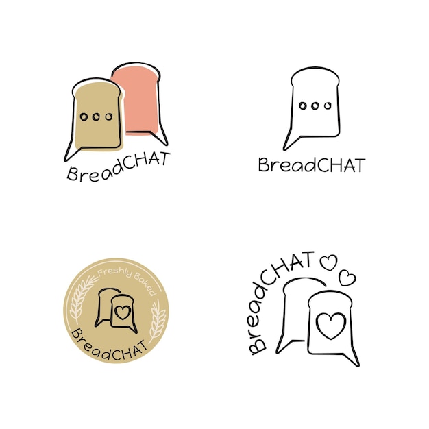 Broodchat logo set collecties