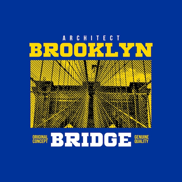 Brooklyn bridge graphci tshirts