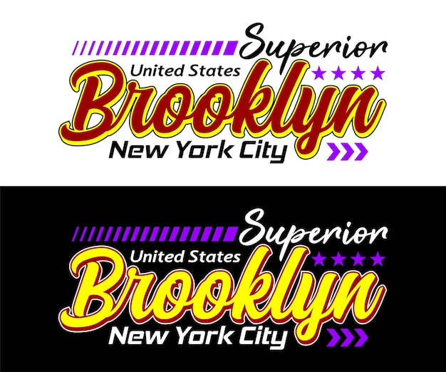 Графическая типография шрифта Brooklyn City Racing для футболок, плакатов, этикеток и т. д.