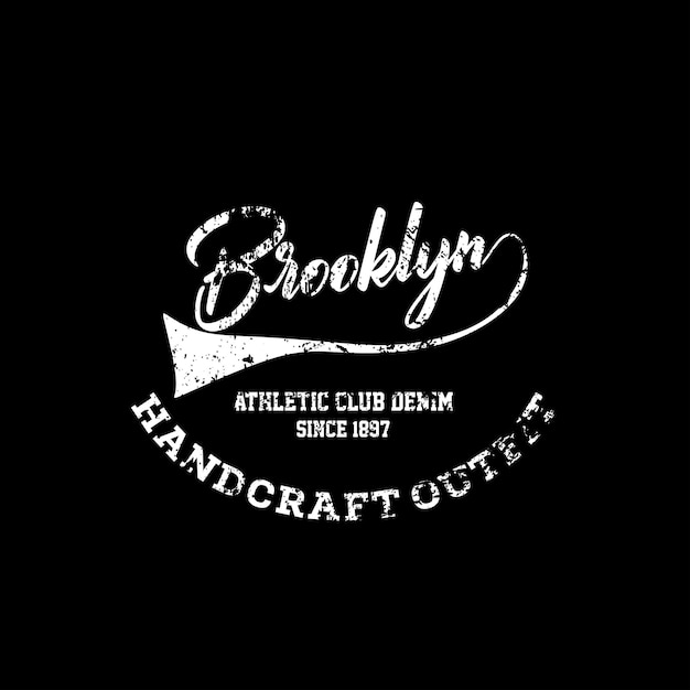 Vector brooklyn hanncraft outfit athletic club sinds 1897