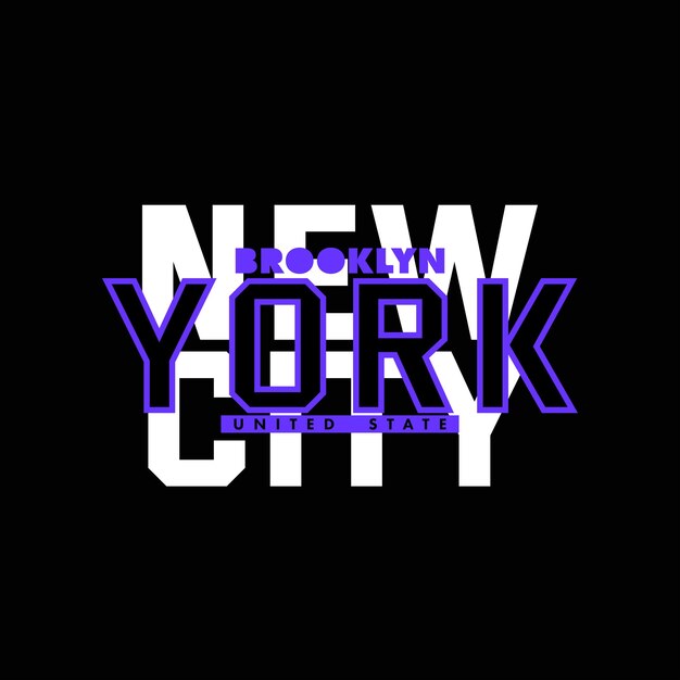 Vector brooklyn new york city united state